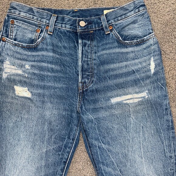 Levi's 501 - 150th Anniversary Jeans - Distressed - Size W29 L32 - Excel. Cond. - Picture 2 of 16